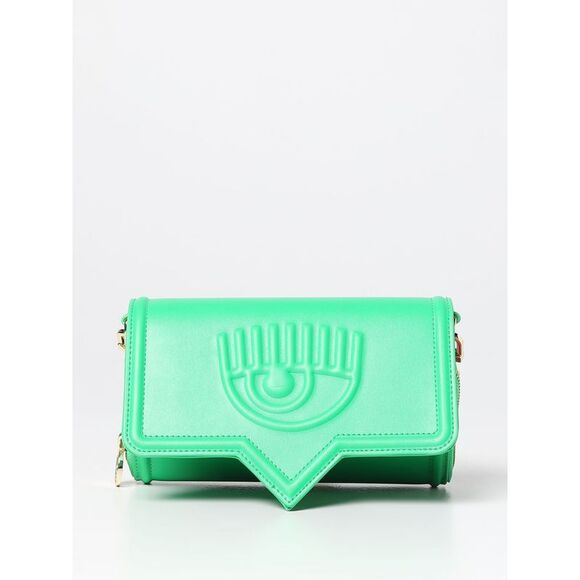 Chiara Ferragni Crossbody Bags Woman Green